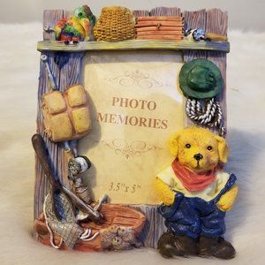 Photo Memories Resin Fishing Themed Picture Frame